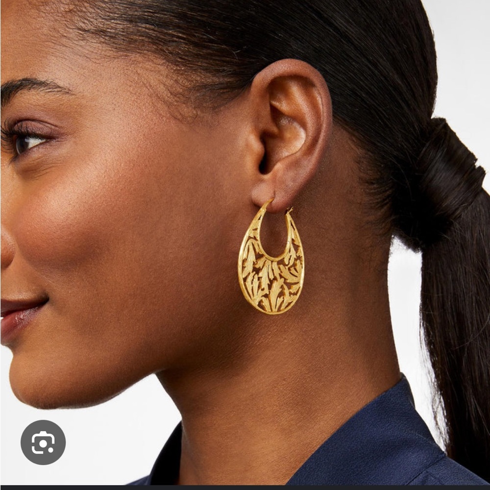 Julie Vos Ivy Statement Hoop NIB gold